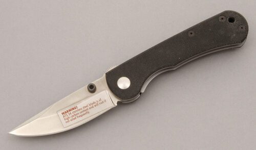Kershaw Knives G-10ATS-34 Linerlock with Black G-10 Scales handle material - Obverse Side - Item #KLC09204