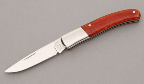 A.G. Russell Mediterranean Barlow with Smooth Brown Bone Scales handle material - Obverse Side - Item #KLC09220