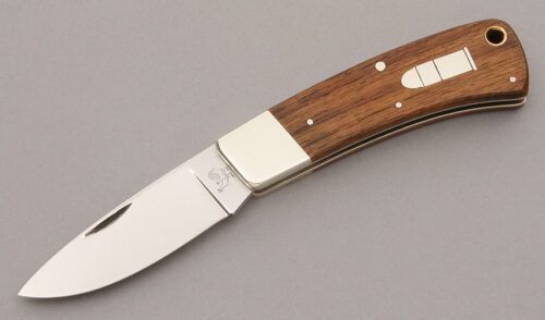 Hen & Rooster CM-7 45 Long Colt with Rosewood handle material - Obverse Side - Item #KLC09234