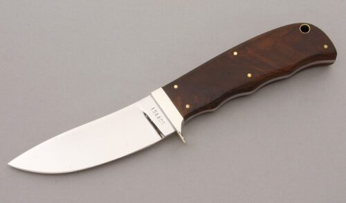 Dan Isaacs Semi-Skinner with Exotic Wood Handle Scales handle material - Obverse Side - Item #KLC09236