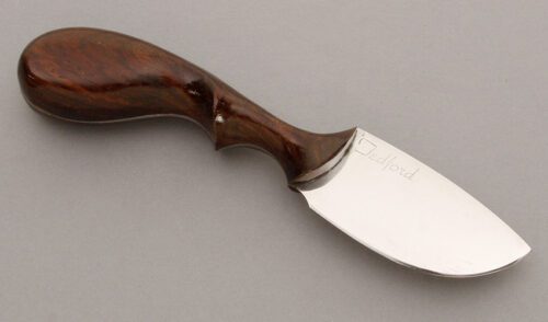 Steven Tedford M.U.D. Mini Utility Drop with Rosewood Handle Scales handle material - Obverse Side - Item #KLC09244