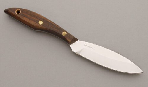 Grohmann Knives Model #1 Hunter with Rosewood Handle Scales handle material - Obverse Side - Item #KLC09245