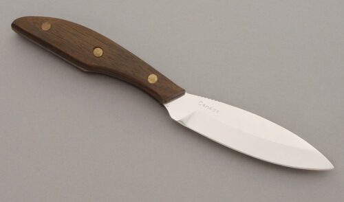 Grohmann Knives Hunter with Rosewood Handle Scales handle material - Obverse Side - Item #KLC09246
