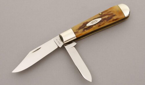Case Cutlery 5299 1/2 Jack Knife with Stag Handles handle material - Obverse Side - Item #KLC09359