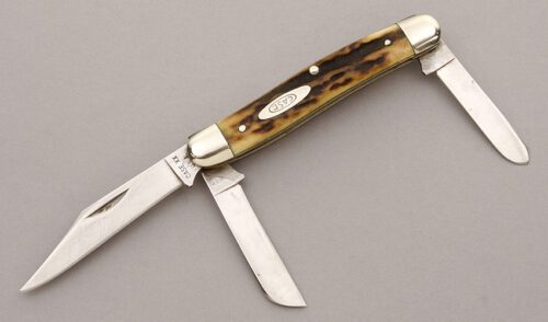 Case Cutlery 5347HP Stockman with Stag Handle Scales handle material - Obverse Side - Item #KLC09365