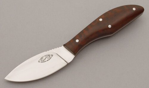 Larry Duvall Canadian Hunter with Snakewood Handle Scales handle material - Obverse Side - Item #KLC09387