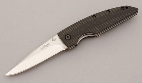 Kershaw Knives Speedform II Linerlock with G-10 Scales handle material - Obverse Side - Item #KLC09395