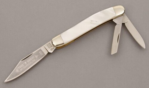 Boker Knives Whittler with Mother of Pearl Scales handle material - Obverse Side - Item #KLC09506