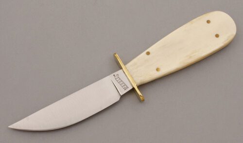 Marble's Knives Cowboy with Natural Smooth Bone Handle handle material - Obverse Side - Item #KLC09519