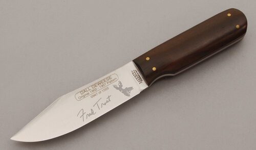 Marble's Knives Dall DeWeese Design Hunter with Cocobolo Wood Scales handle material - Obverse Side - Item #KLC09616