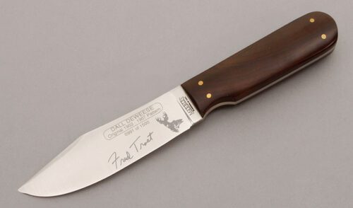 Marble's Knives Dall DeWeese Design Hunter with Cocobolo Wood Scales handle material - Obverse Side - Item #KLC09620