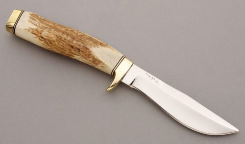 Whitt Hunter with Stag Handle handle material - Obverse Side - Item #KLC09648
