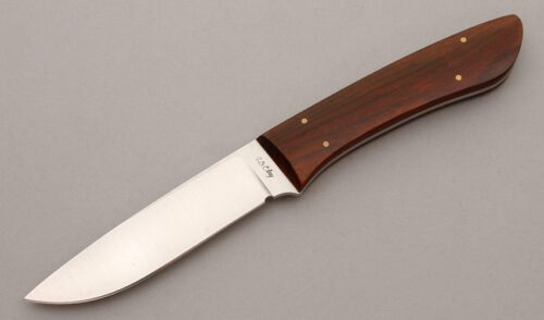 J.D. Clay Hunter with Cocobolo Wood Handle Scales handle material - Obverse Side - Item #KLC09693