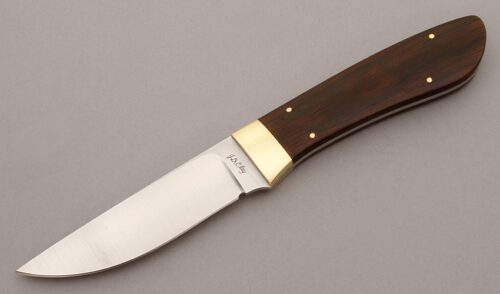 J.D. Clay Hunter with Cocobolo Wood Handle Scales handle material - Obverse Side - Item #KLC09694