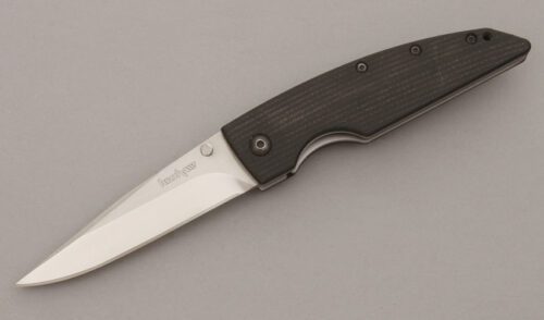 Kershaw Knives 3550 Speedform II Linerlock with Black G-10 handle material - Obverse Side - Item #KLC09741
