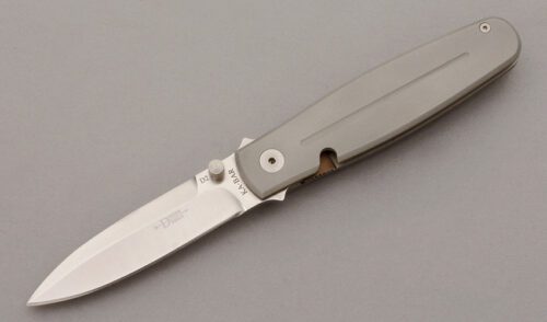 Ka-Bar Knives Dozier Design Thorn Linerlock with Aluminum Frame handle material - Obverse Side - Item #KLC09767