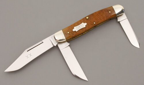 Case Cutlery 6340 Classics Stockman with Honey Jigged Bone handle material - Obverse Side - Item #KLC09799