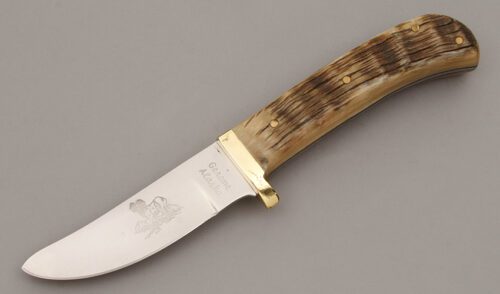 Gerome Alaska Skinner with Sheephorn Handles handle material - Obverse Side - Item #KLC09818