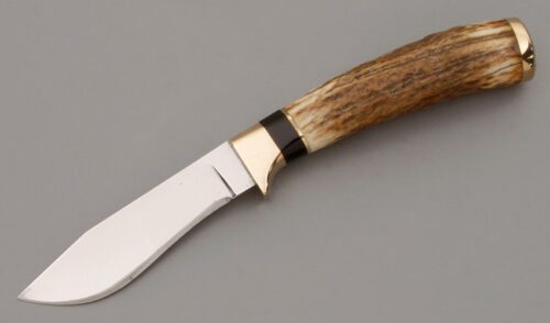 Max Smith Hunter with Sambar Stag Handle handle material - Obverse Side - Item #KLC09856