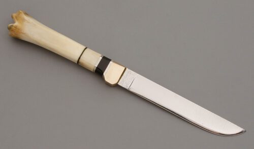 Max Smith Hunter with 2 Piece Bone Handle handle material - Obverse Side - Item #KLC09857
