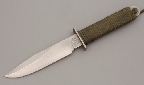 Ek Knives Fighter with Cord Wrap Handle handle material - Obverse Side - Item #KLC09861