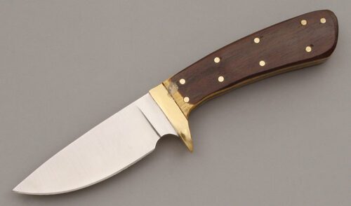 Jerry Sokol Hunter with Yellowheart & Katalox Woods handle material - Obverse Side - Item #KLC09870