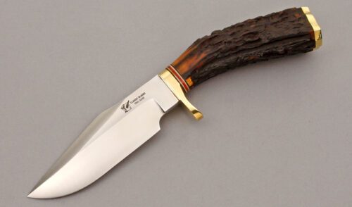 BlackJack Knives Trail Guide with Stag Handle handle material - Obverse Side - Item #KLC09917
