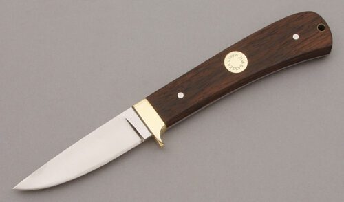 Jim Sasser Hunter with Rosewood Handle Scales handle material - Obverse Side - Item #KLC09932
