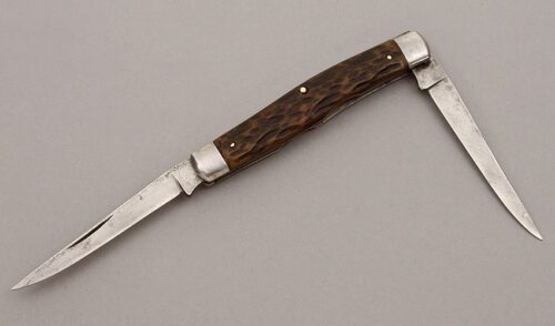 Remington Knives Muskrat with Jigged Bone Scales handle material - Obverse Side - Item #KLC09943