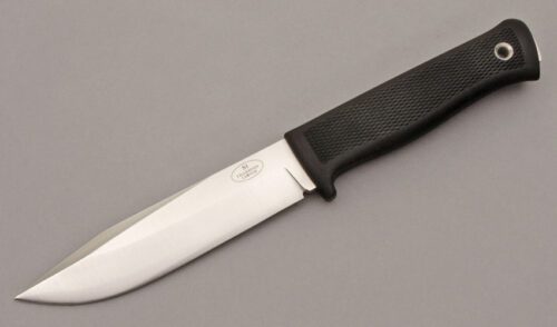 Fallkniven Knives S1 Forest Knife with Thermorun Handle handle material - Obverse Side - Item #KLC09953