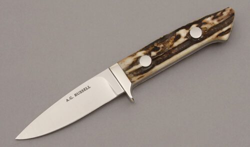 A.G. Russell L.L. Bean 80th Anniversary with Stag Handle Scales handle material - Obverse Side - Item #KLC09959