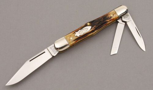 Case Cutlery 53083 Classics Whittler with Stag Handle Scales handle material - Obverse Side - Item #KLC10007