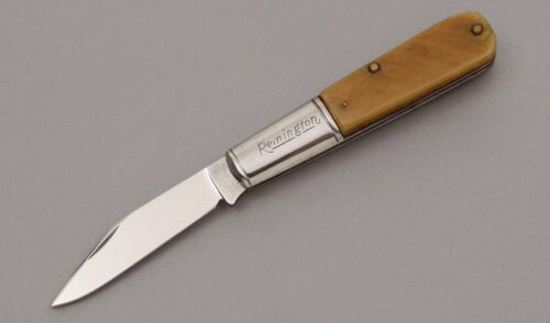 Remington UMC Model RB041 Barlow with Bone Handle Scales handle material - Obverse Side - Item #KLC10061
