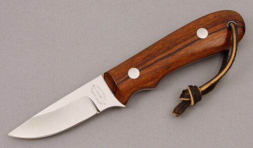 Deryl Wright Hunter with Desert Ironwood Handle Scales handle material - Obverse Side - Item #KLC10084