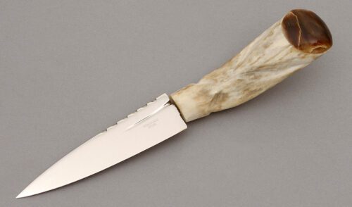 Unknown Maker Dagger with Horn Handle handle material - Obverse Side - Item #KLC10096