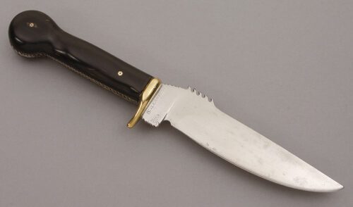 Bill Campbell Hunter with Buffalo Horn Handle Scales handle material - Obverse Side - Item #KLC10101
