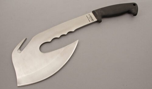 Blackjack Knives BJ-210 Viking Raider Axe with Black Kraton Handle handle material - Obverse Side - Item #KLC10269