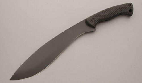 Fox Cutlery Kukuri with Black FRN Handles handle material - Obverse Side - Item #KLC10318