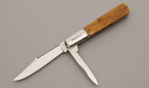 Remington Knives RB1242 Barlow with Smooth Bone Handle Scales handle material - Obverse Side - Item #KLC10458
