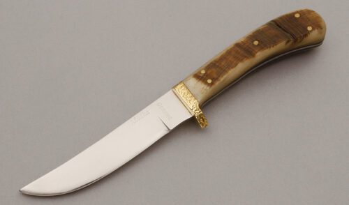 Gerome Weinand Hunter with Sheep Horn Handle Scales handle material - Obverse Side - Item #KLC10482