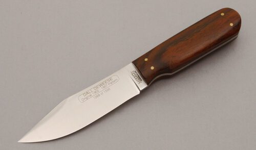 Marble's Knives Dall DeWeese Hunter with Cocobolo Wood Handle Scales handle material - Obverse Side - Item #KLC10492