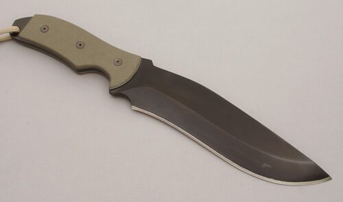 Mike Grayman Darfur Defender with Green G10 Handle Scales handle material - Obverse Side - Item #KLC10560