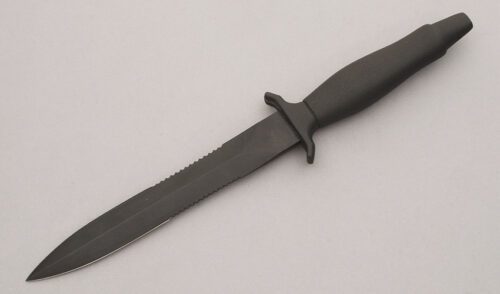 Gerber Knives Mark II with Armorhide Handle handle material - Obverse Side - Item #KLC10564