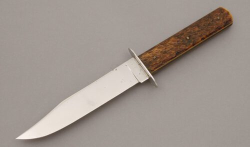 Kinfolks Knives Clip Point Hunter with Jigged Bone Scales handle material - Obverse Side - Item #KLC10572