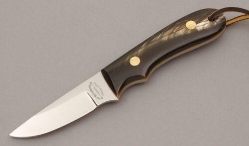 Deryl Wright Hunter with Buffalo Horn Handle Scales handle material - Obverse Side - Item #KLC10602