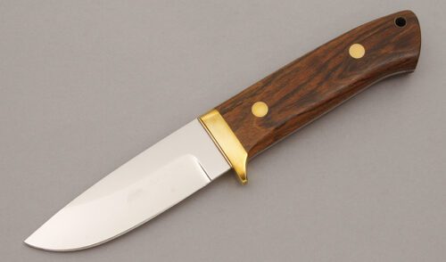 Kevin Sjostrand Hunter with Cocobolo Wood Handle Scales handle material - Obverse Side - Item #KLC10614