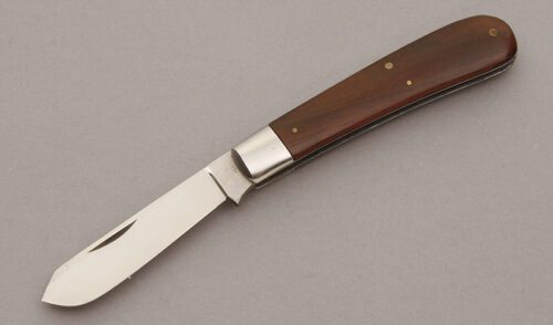 Cattaraugus Cutlery 11227 Spey Knife with Cocobolo Wood Scales handle material - Obverse Side - Item #KLC10623