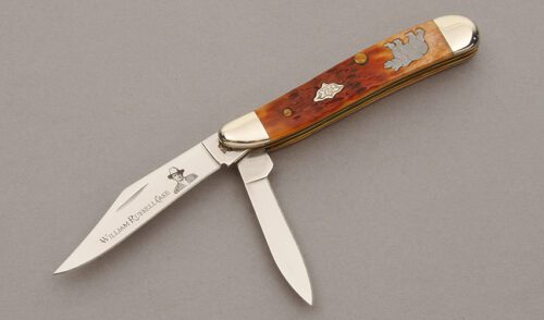 Case Cutlery 6220 Peanut with Jigged Bone Scales handle material - Obverse Side - Item #KLC10627
