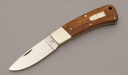 Hen & Rooster CM-7 .45 Long Colt Folder with Rosewood Handle Scales handle material - Obverse Side - Item #KLC10661