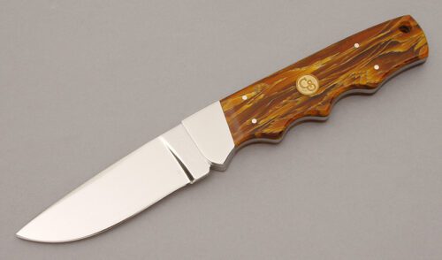Canal Street Cutlery Hunters Pride Hunter with Cornhusker Handle Scales handle material - Obverse Side - Item #KLC10704